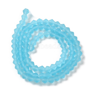 Imitate Austrian Crystal Frosted Glass Beads Strands(GLAA-F029-TM2mm-B20)-2
