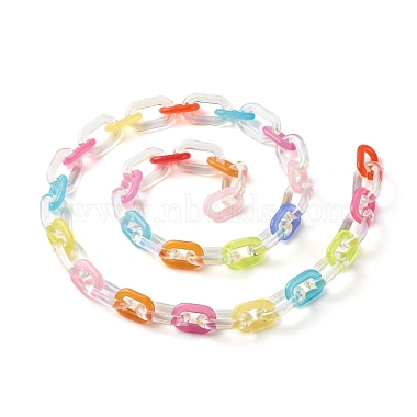Transparent Acrylic Cable Chains(AJEW-JB01094)-2
