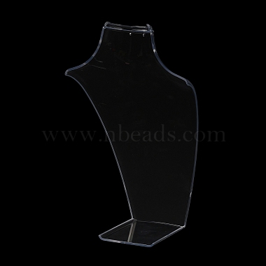 Plastic Bust Necklace Display Stands(NDIS-K004-01C)-4