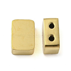 Ion Plating(IP) 304 Stainless Steel Multi-Strand Links, Rectangle, Golden, 6x8.5x4mm, Hole: 1.2mm(STAS-Q319-03D-G)