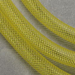 Plastic Net Thread Cord, Light Khaki, 8mm, 30Yards(PNT-Q003-8mm-11)