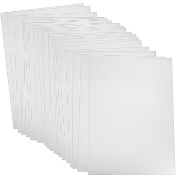 Rectangle Painting Paper Cards, for DIY Painting Writing and Decorations, Silver, 29.6x21x0.03cm