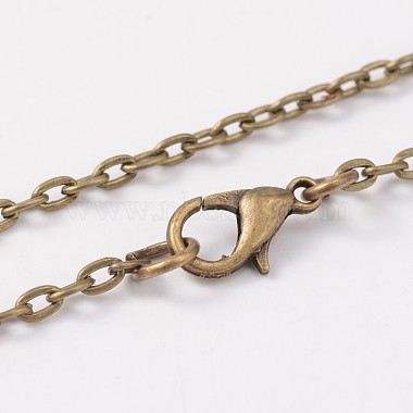 Long Brass Cable Chains Flat Round Rosewood Pocket Quartz Watches Necklaces(NJEW-A289-21E)-3