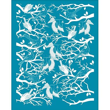 Teal Nylon Screen Printing Stencils