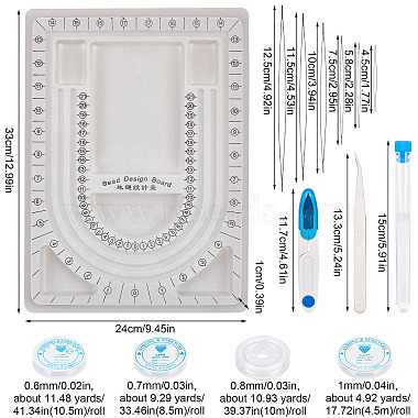 Beaded Necklace Making Tool Sets(TOOL-SC0001-45)-2