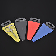 PVC Scissor Protective Cover, Triangle, Random Single Color or Random Mixed Color, 150x70mm(FIND-YWC0001-01)