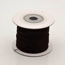 Nylon Thread, Black, 0.4mm, about 109.36 yards(100m)/roll(NWIR-G010-01)