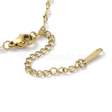 coeur avec mot amour en laiton avec colliers pendentif en strass(NJEW-Z026-04G)-4