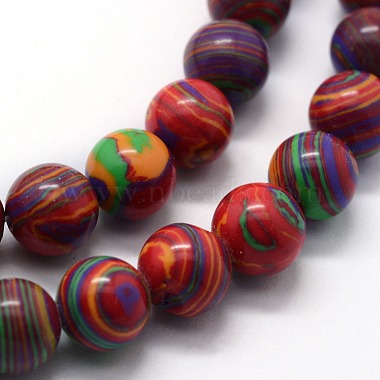 Synthetic Malachite Beads Strands(X-G-I199-32-4mm-C)-3