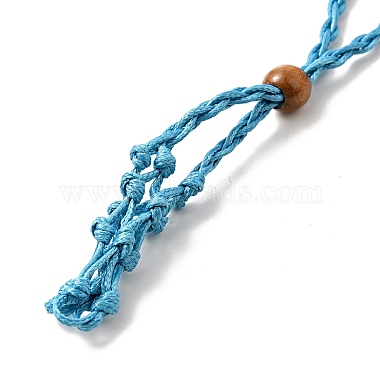 Geflochtene Makramee-Beutel-Halskette aus Wachsseil herstellen(NJEW-J007-07)-2