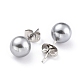 Acrylic Imitation Pearl Ball Stud Earrings(STAS-Z035-05F-03)-2