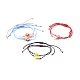 Bracelets réglables en fil de nylon(BJEW-JB06434)-1