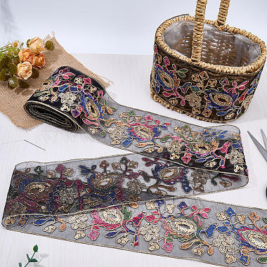 5 Yards Polyester Ribbon(OCOR-CY0002-41)-3