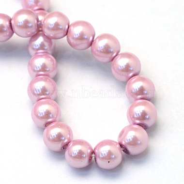 Baking Painted Glass Pearl Bead Strands(HY-Q003-3mm-47)-4