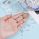 14Pcs Brass Stud Earring Findings(KK-BBC0028-66S)-3