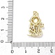 Brass with Rhinestone Pendants(RB-CBA6830-18G-02)-3