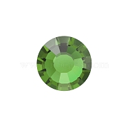 Preciosa&reg Crystal Hotfix Flatback Stones, Czech Crystal, Round(438 11 612 Chaton Rose VIVA 12 &reg), 50630 Shamrock, SS16(3.8~4mm)(Y-PRC-HSS16-50630)