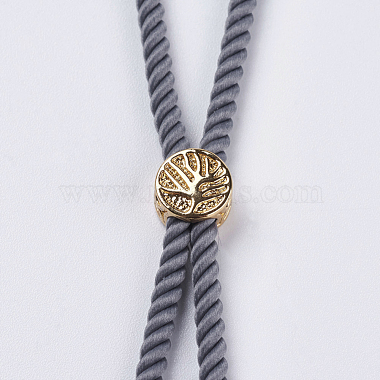 Nylon Twisted Cord Bracelet Making(MAK-F018-07G-RS)-3