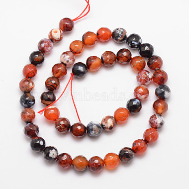 Natural Fire Crackle Agate Bead Strands(X-G-K166-07F-8mm-12)-2