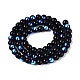Electroplate Opaque Glass Beads Strands(EGLA-Q132-6MM-01C-21)-2
