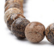 Chapelets de perles en jaspe avec images naturelles(G-S259-27-10mm)-3