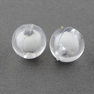 Transparent Acrylic Beads, Bead in Bead, Round, Clear, 8mm, Hole: 2mm, about 2050pcs/500g(TACR-S092-8mm-01)