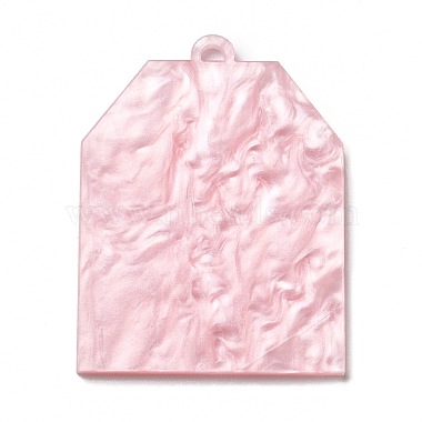Pink Polygon Acrylic Big Pendants
