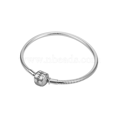 TINYSAND Rhodium Plated 925 Sterling Silver Bracelet Making(TS-B-067-19)-2