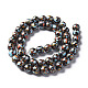 Spray Painted Non-magnetic Synthetic Hematite Beads Strands(G-N337-06C)-2