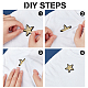 40Pcs 2 Style Star Pattern Cloth Computerized Embroidery Iron On/Sew On Patches(PATC-GA0001-07)-3