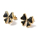 Bowknot Golden Ion Plating(IP) 304 Stainless Steel Stud Earrings for Women(EJEW-L287-041G-01)-1