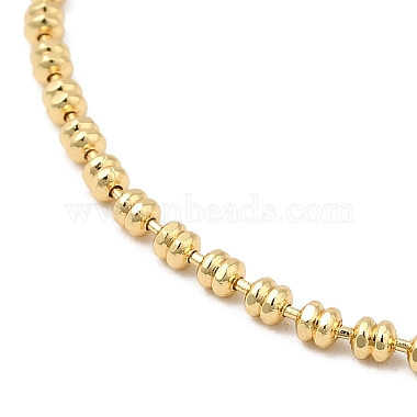 ожерелье из латуни с шариковой цепочкой для женщин(NJEW-F311-08G)-2