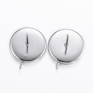 Non-Tarnish 304 Stainless Steel Stud Earring Settings(X-STAS-H380-B-13P)-1