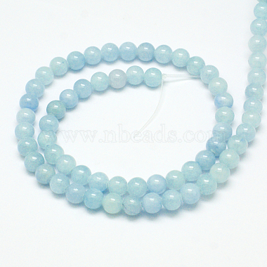 Chapelets de perles en jade jaune naturel(G-G598-4mm-YXS-20)-3