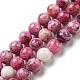 Natural Gemstone Hemimorphite Round Beads Strands(G-L145-8mm-03-01)-1