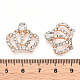 Alloy Crystal Rhinestone Cabochons(ALRI-WH0002-34LG)-3