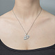201 Stainless Steel Hollow Cloud with Star Pendant Necklace(NJEW-OY001-76)-2