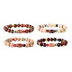 ensembles de bracelets en perles de bois(BJEW-JB09067)-1