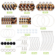 DIY Dangle Earrings Making Kit(DIY-SC0018-07)-2