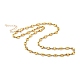 304 Stainless Steel Coffee Bean Chain Necklaces(NJEW-JN03046)-1