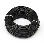 Anodized Aluminum Wire, Bendable Metal Craft Wire, Flexible Craft Wire, for Beading Jewelry Craft Making, Black, 20 Gauge, 0.8mm, 300m/500g(984.2 Feet/500g)(AW-S001-0.8mm-10)