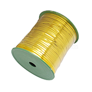 Wire Twist Ties, with Iron, Gold, 4mm, 280yards/roll(OCOR-R003-2)