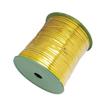 Wire Twist Ties, with Iron, Gold, 4mm, 280yards/roll