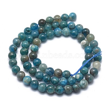 Natural Apatite Beads Strands(G-I254-08B)-2