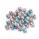 Perles acrylique imitation arc-en-ciel(OACR-R065-6mm-09)-1