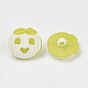 Acrylic Apple Shank Buttons(BUTT-E042-07)-2