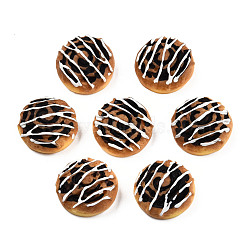 Resin Decoden Cabochons, Bread, Camel, 20x19x9mm(CRES-T005-95)