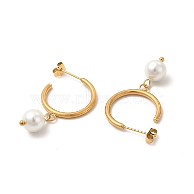 aretes colgantes con perlas de vidrio(EJEW-P219-12G)-2