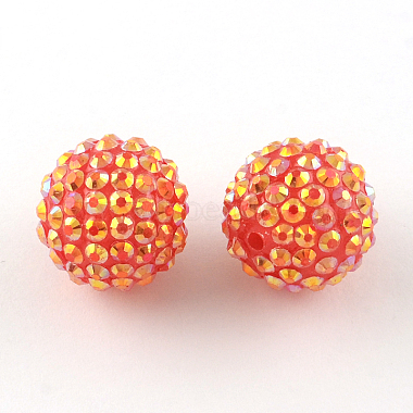 Perles de strass en résine de couleur AB(RESI-S315-10x12-M)-2