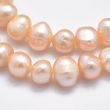 Natural Cultured Freshwater Pearl Beads Strands(PEAR-F007-48-01)-4